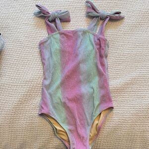Kids Rainbow One Piece Swimsuit
